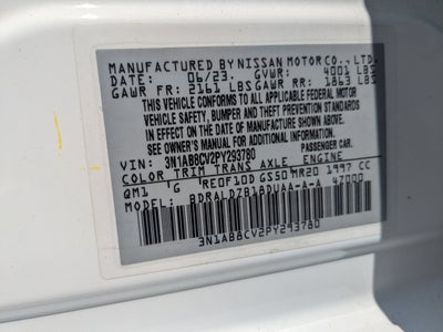 2023 Nissan Sentra SV Xtronic CVT