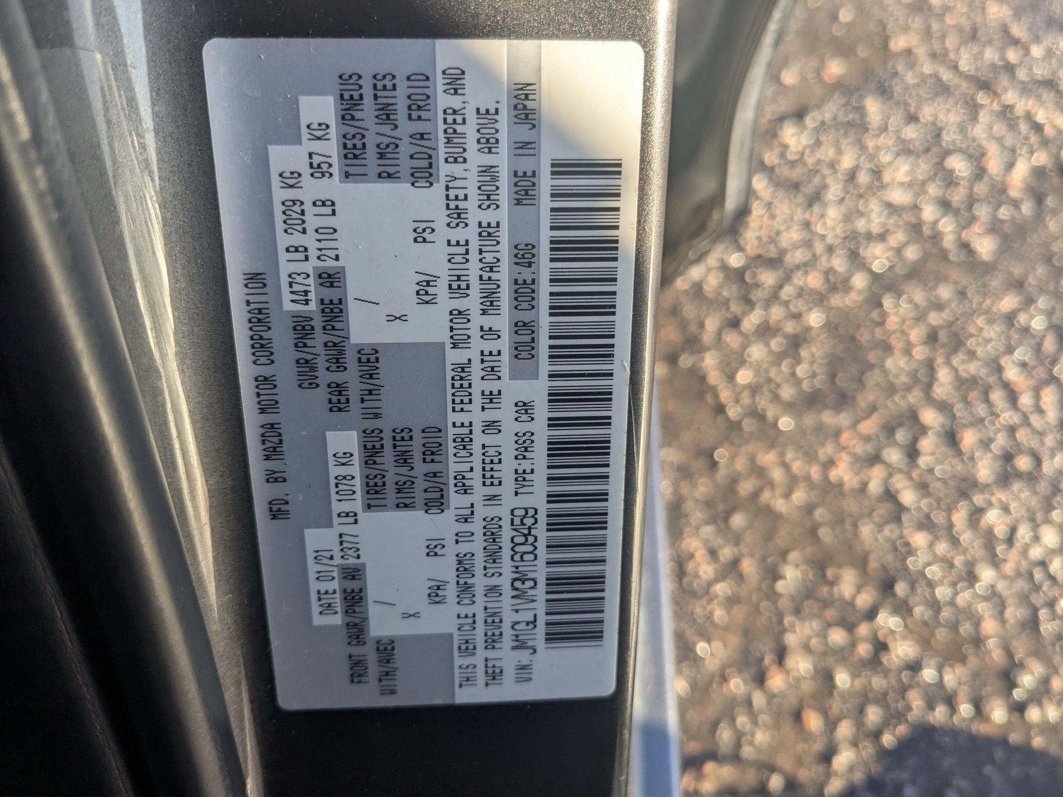 2021 Mazda Mazda6 Touring