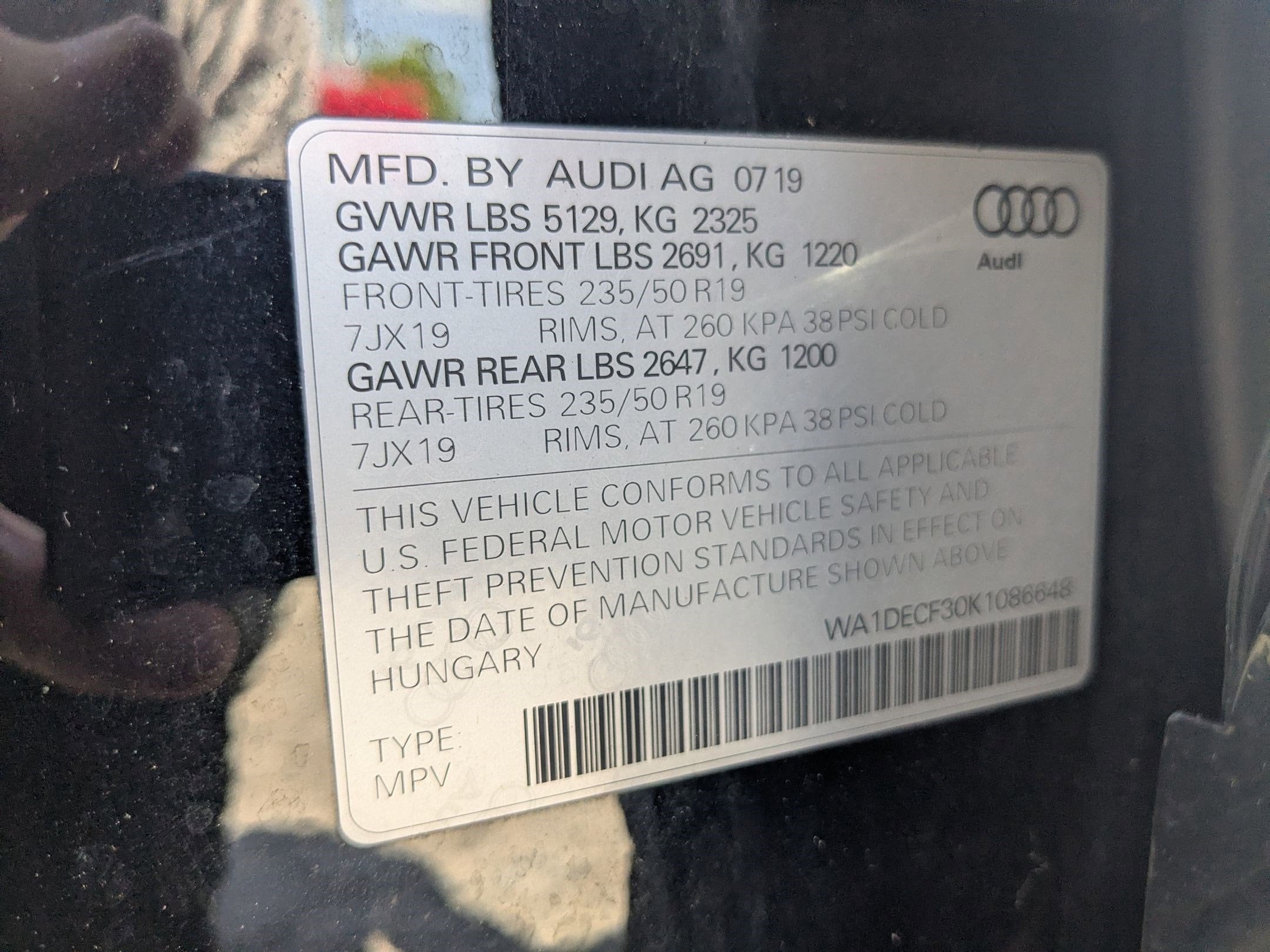 2019 Audi Q3 2.0T S line Premium