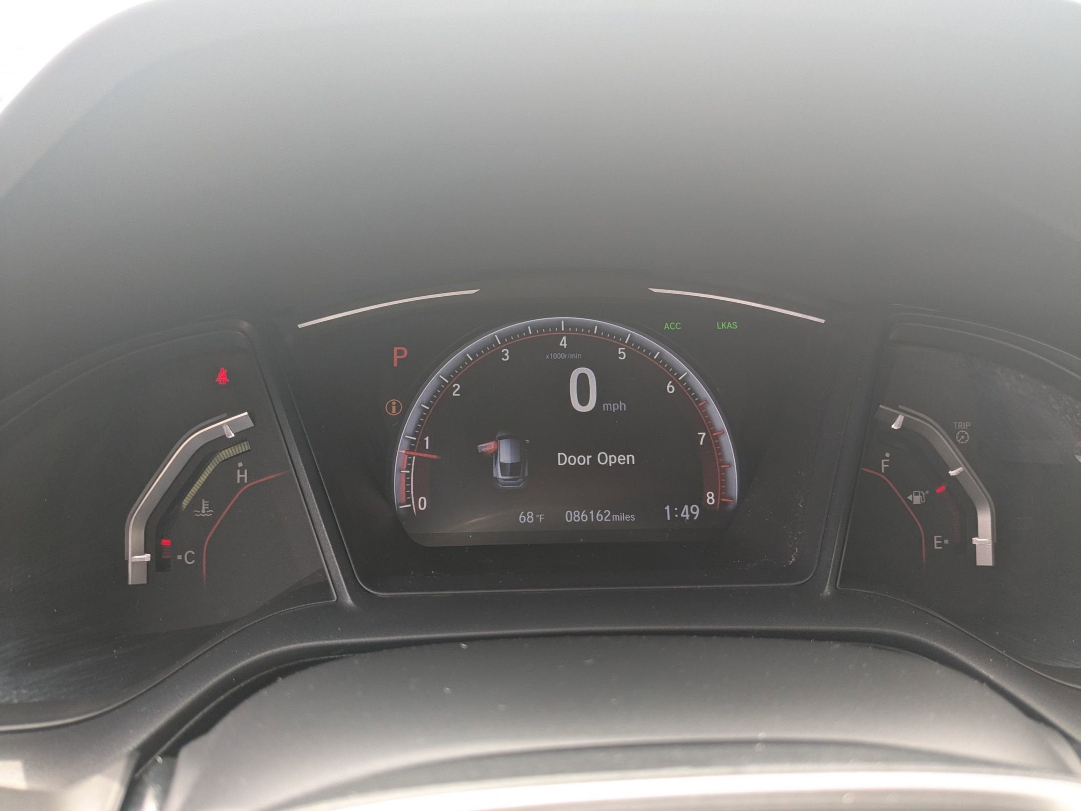 2019 Honda Civic Hatchback Sport