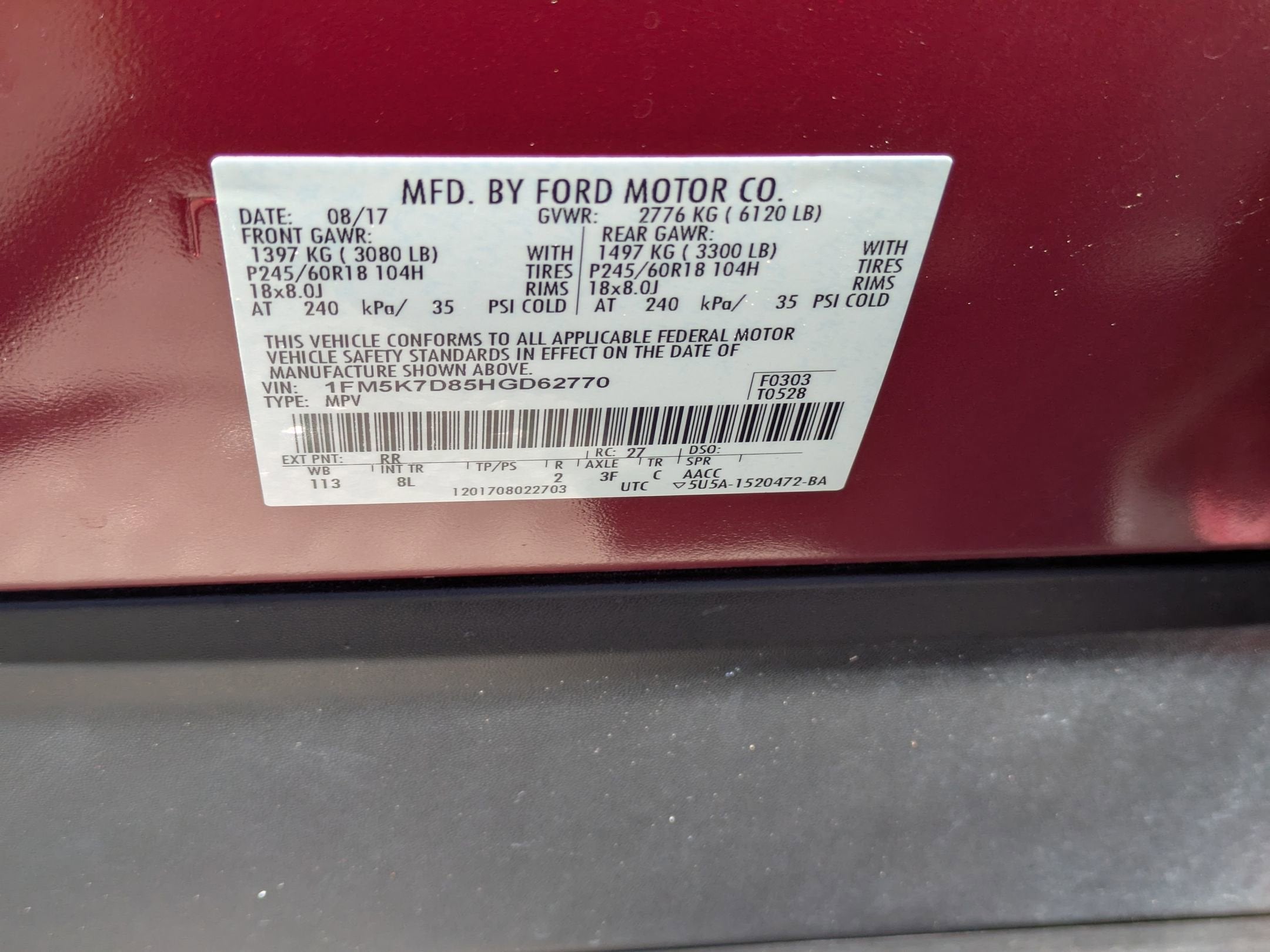 2017 Ford Explorer XLT