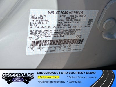 2026 Ford Explorer Active - Crossroads Courtesy Demo