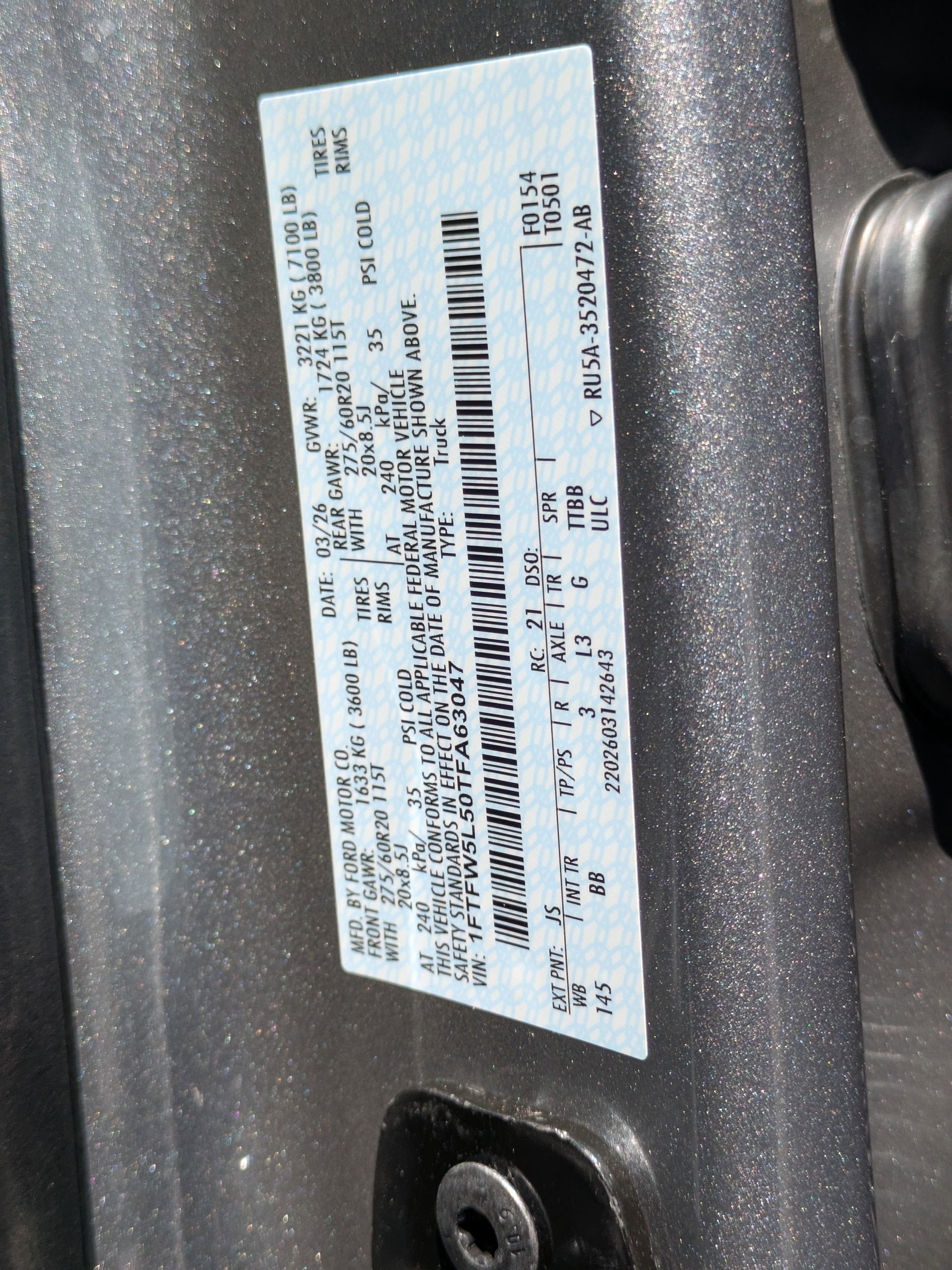 2026 Ford F-150 LARIAT