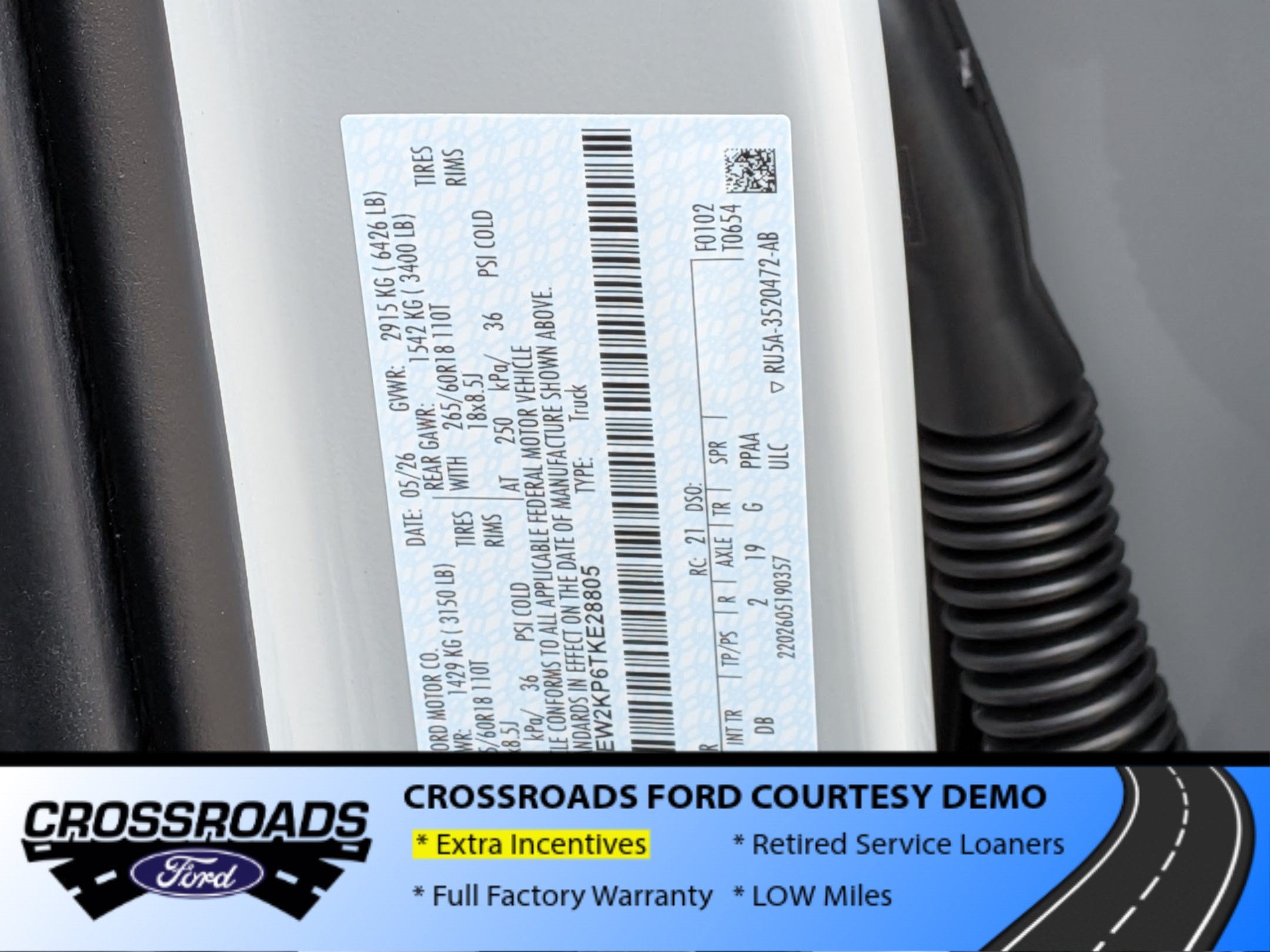 2026 Ford F-150 STX - Crossroads Courtesy Demo