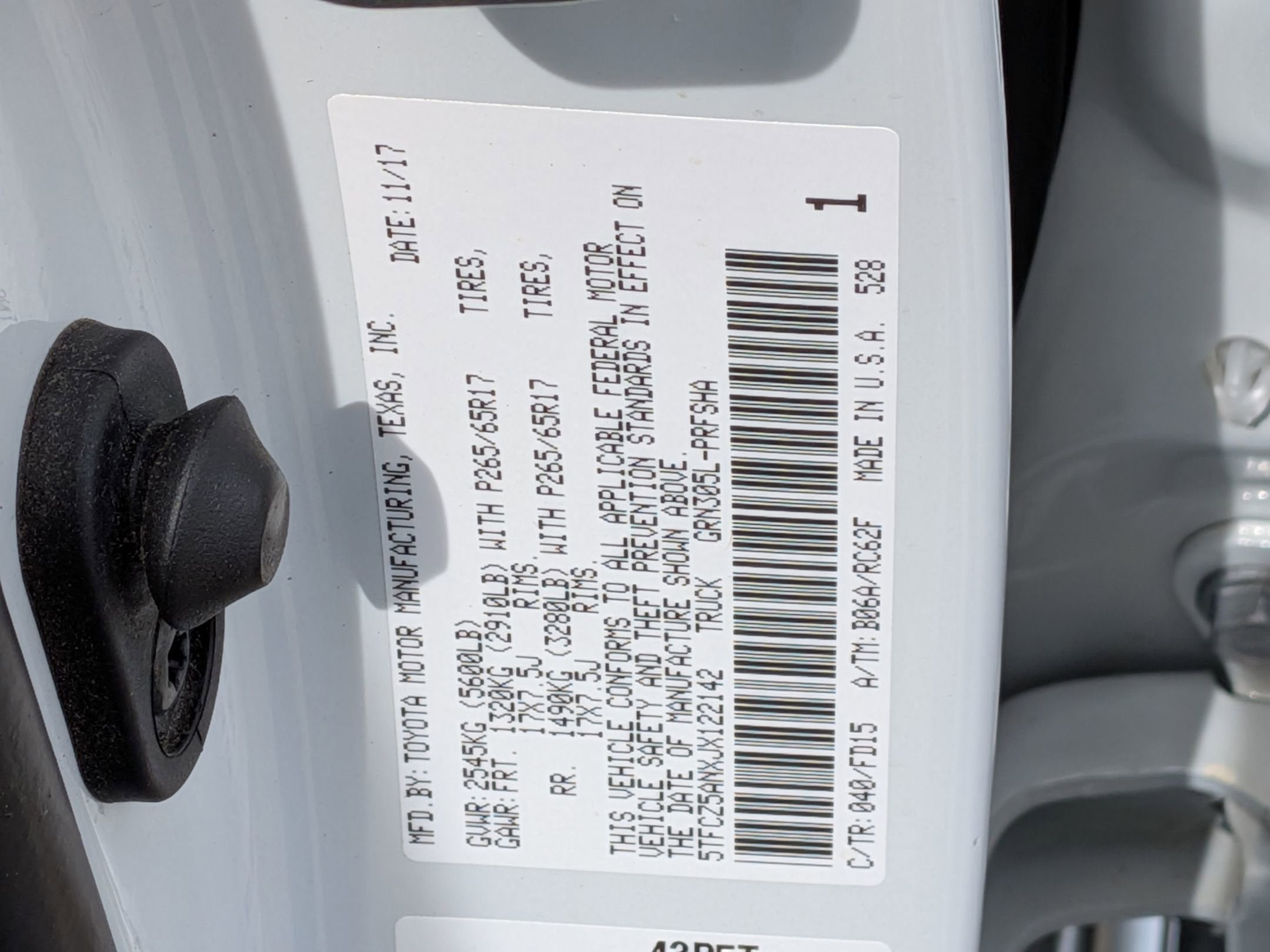 2018 Toyota Tacoma TRD Sport