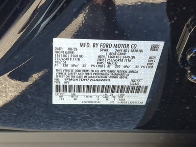 2027 Ford Explorer Active w/200A Pkg