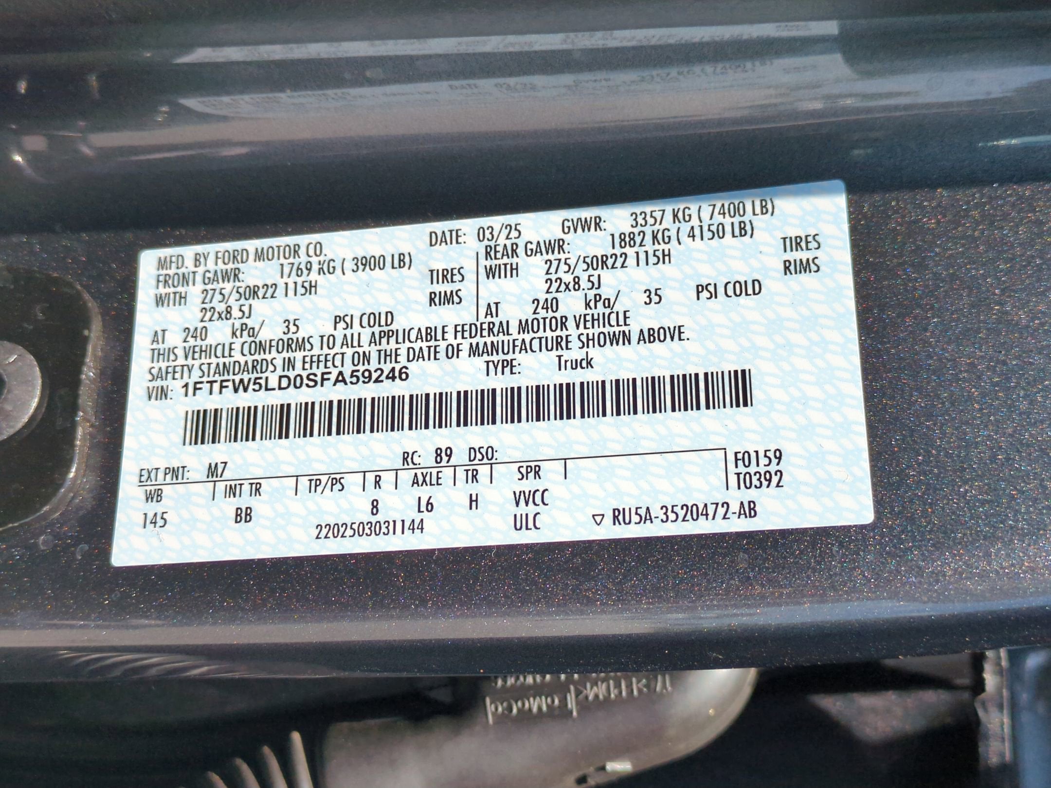 2025 Ford F-150 LARIAT
