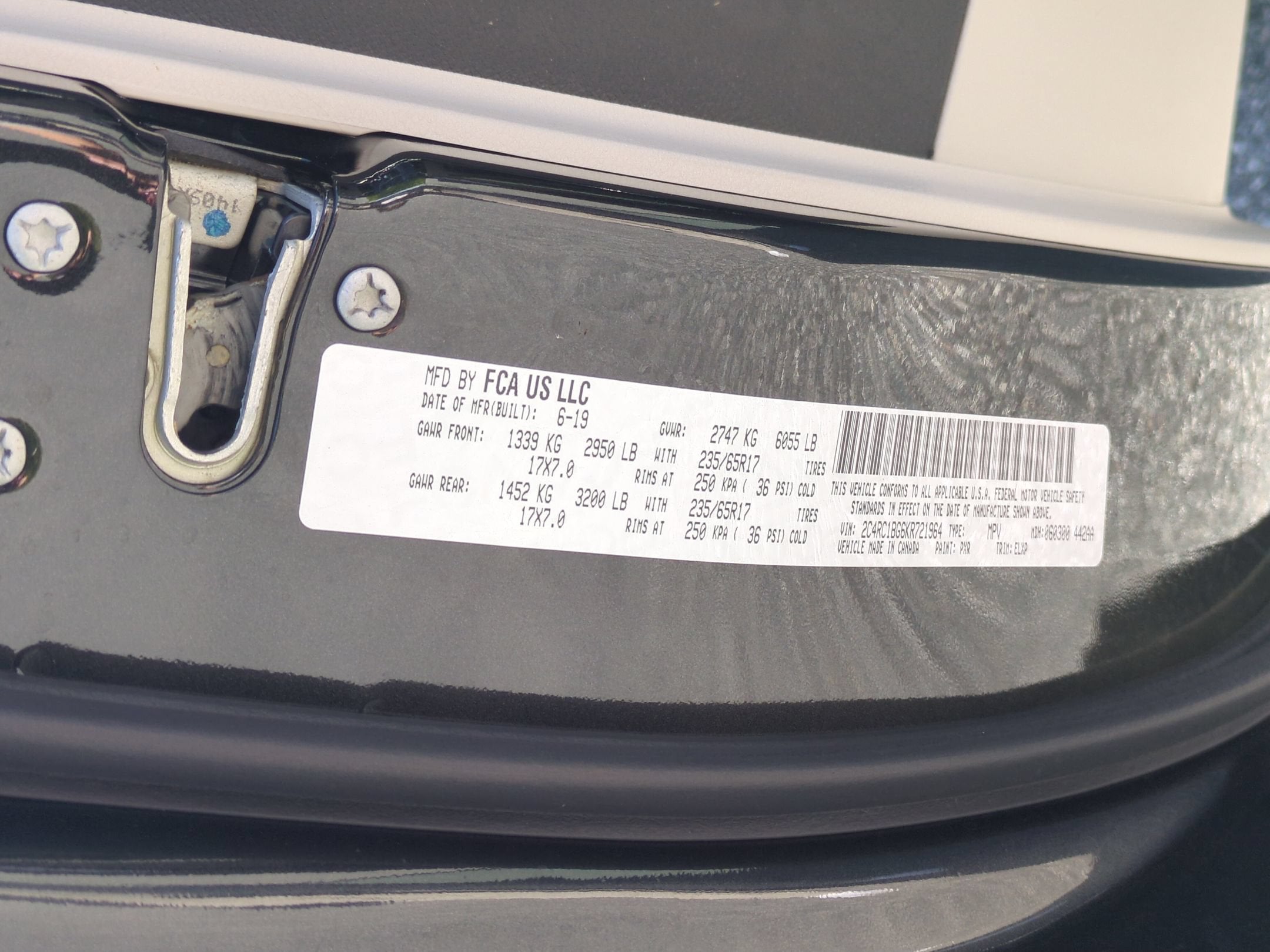 2019 Chrysler Pacifica Touring L