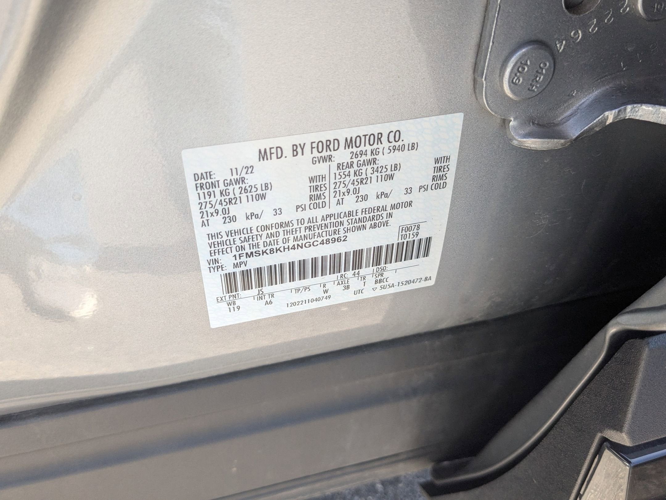 2022 Ford Explorer ST-Line
