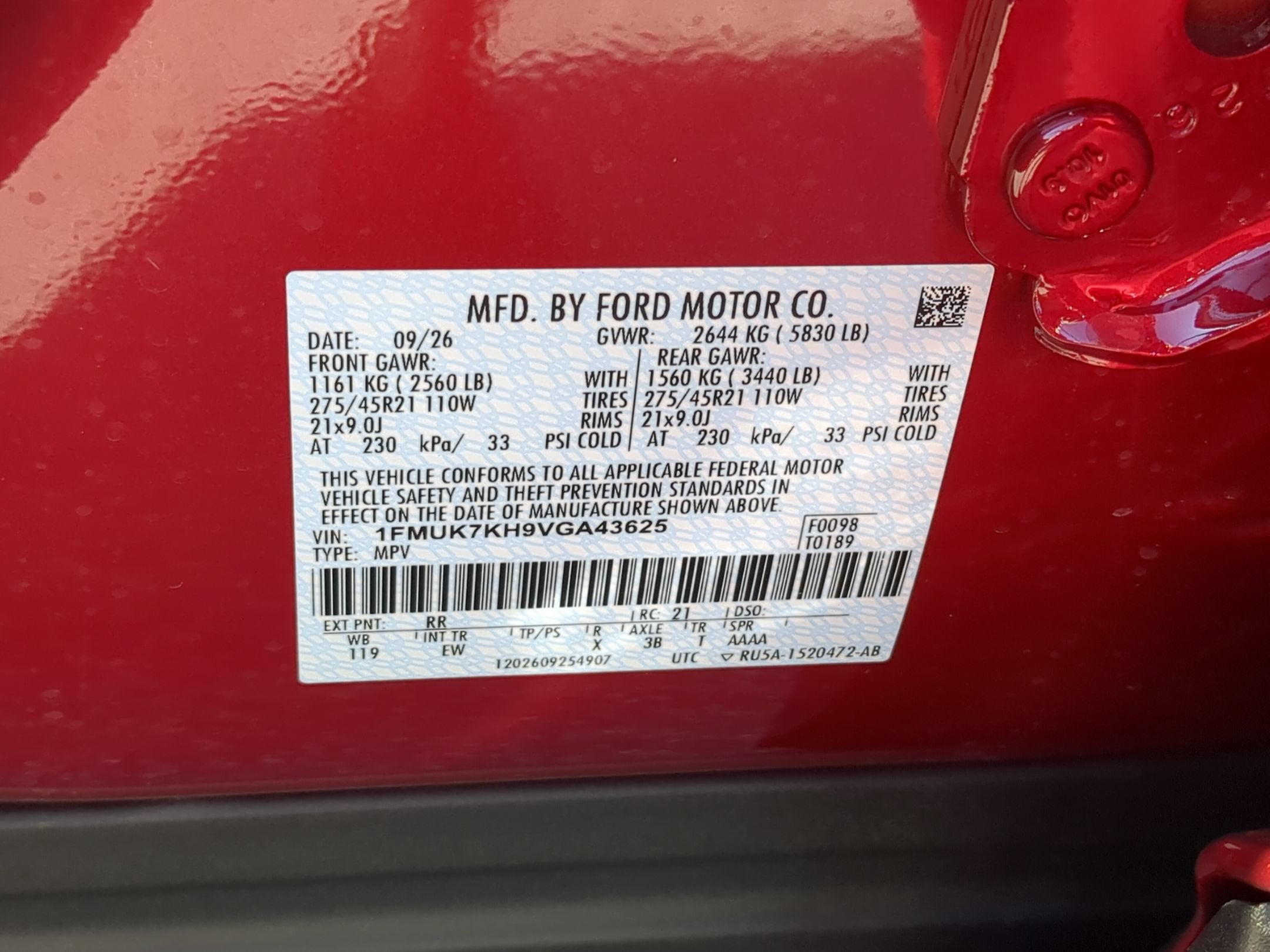 2027 Ford Explorer ST-Line