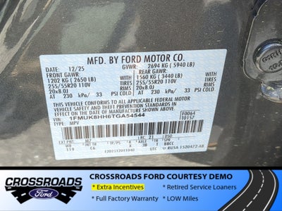 2026 Ford Explorer Platinum - Crossroads Courtesy Demo