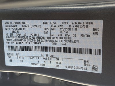 2026 Ford Ranger LARIAT