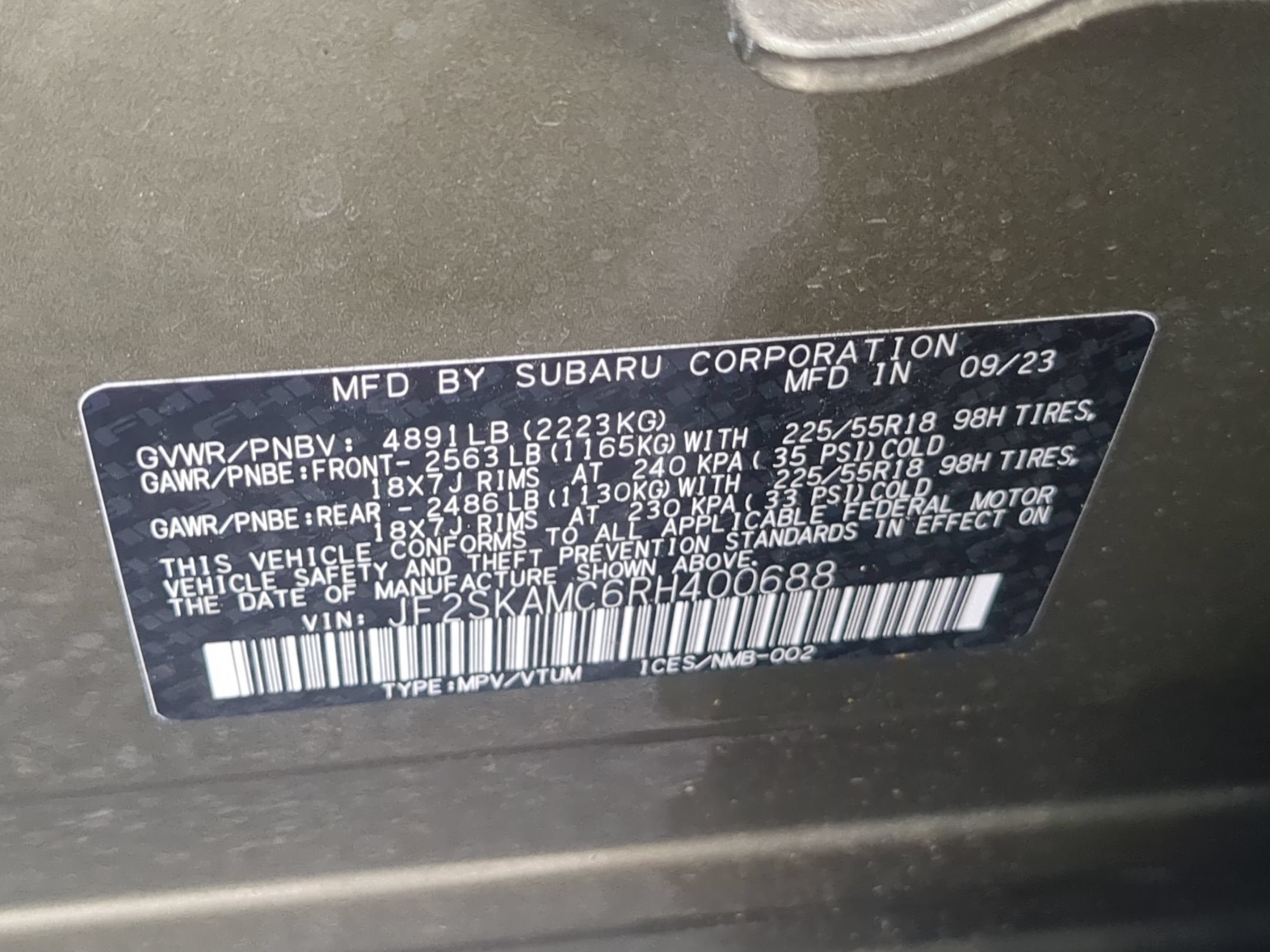 2024 Subaru Forester Touring