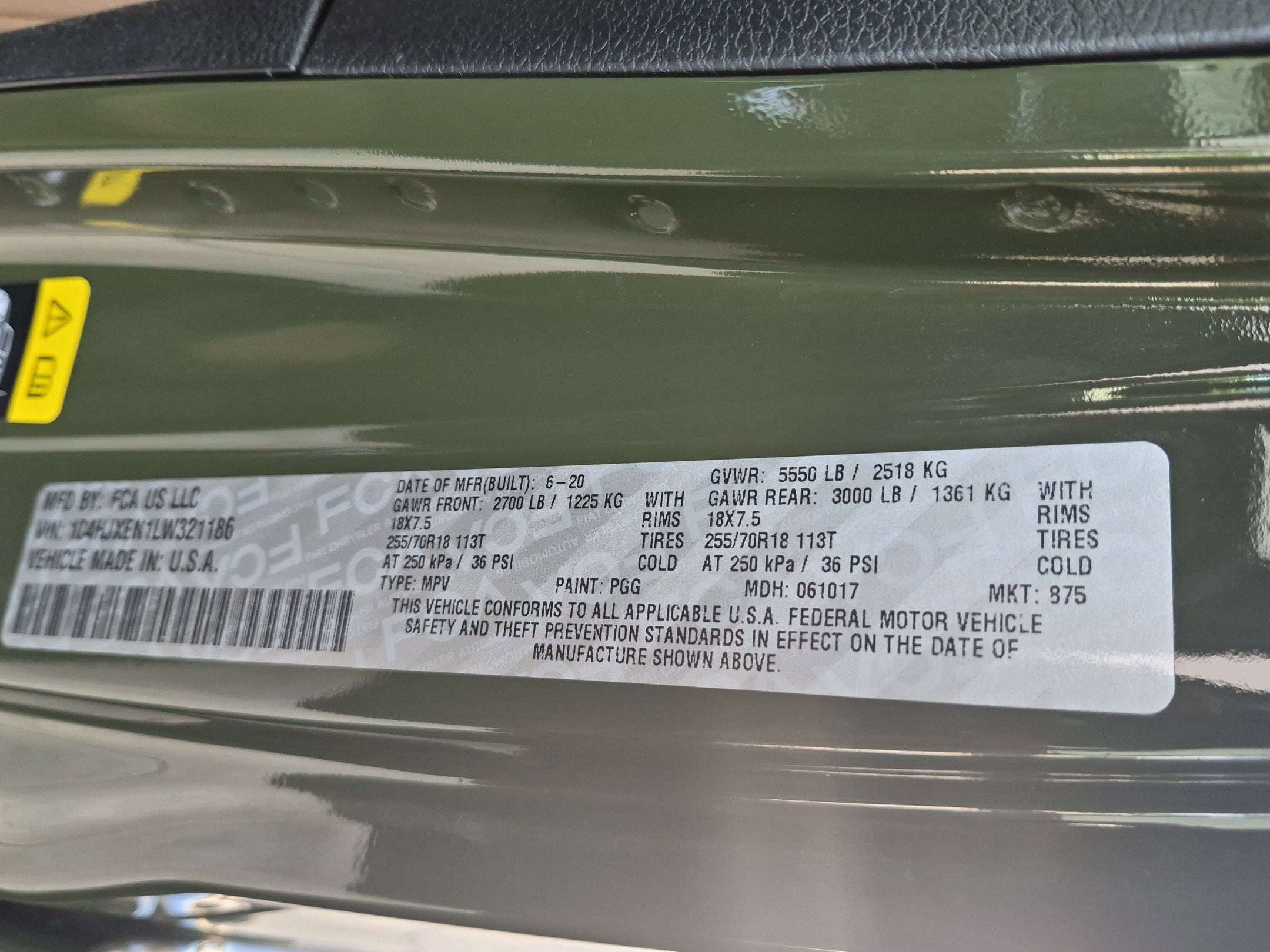 2020 Jeep Wrangler Unlimited Sahara