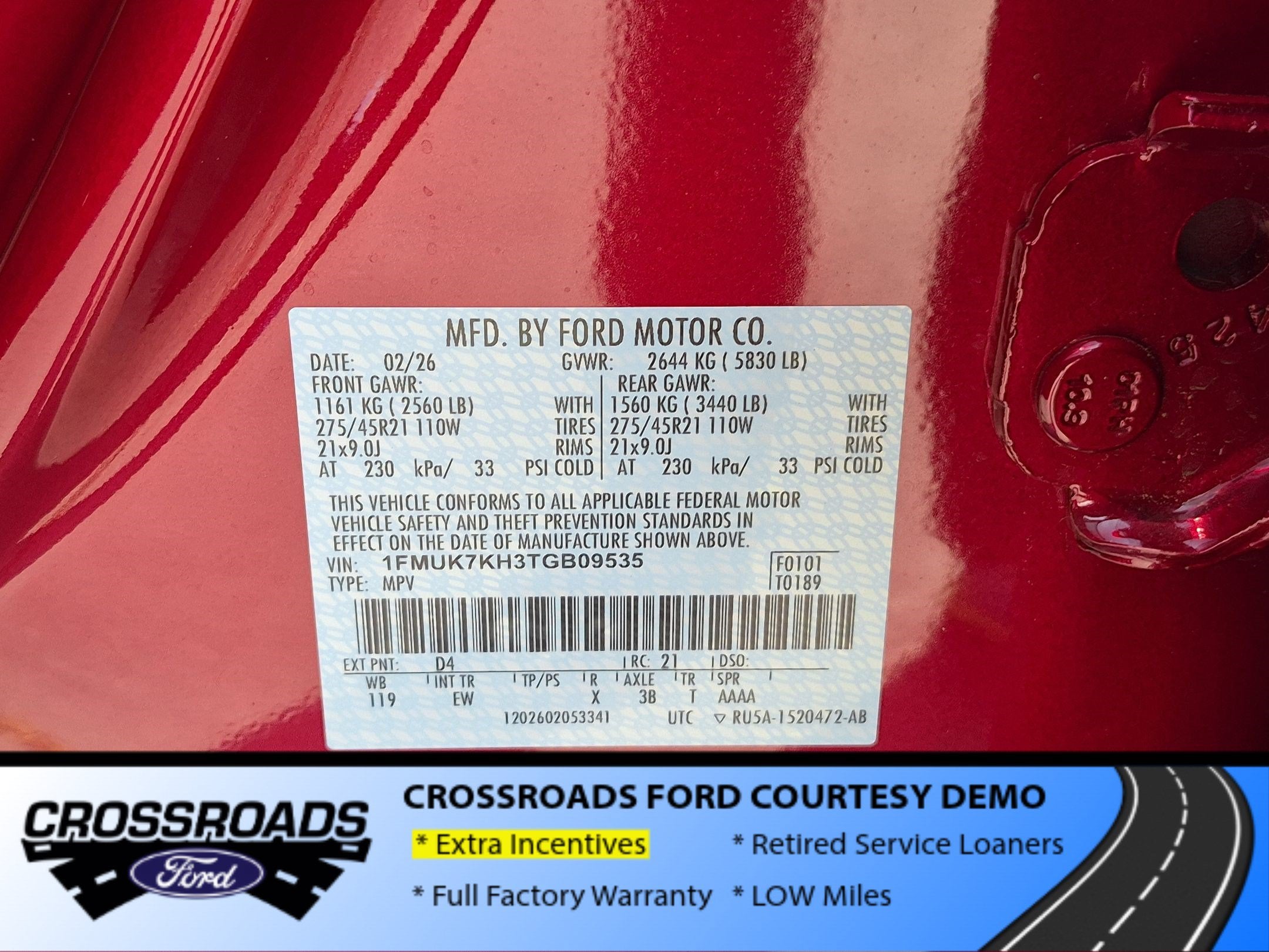 2026 Ford Explorer ST-Line - Crossroads Courtesy Demo