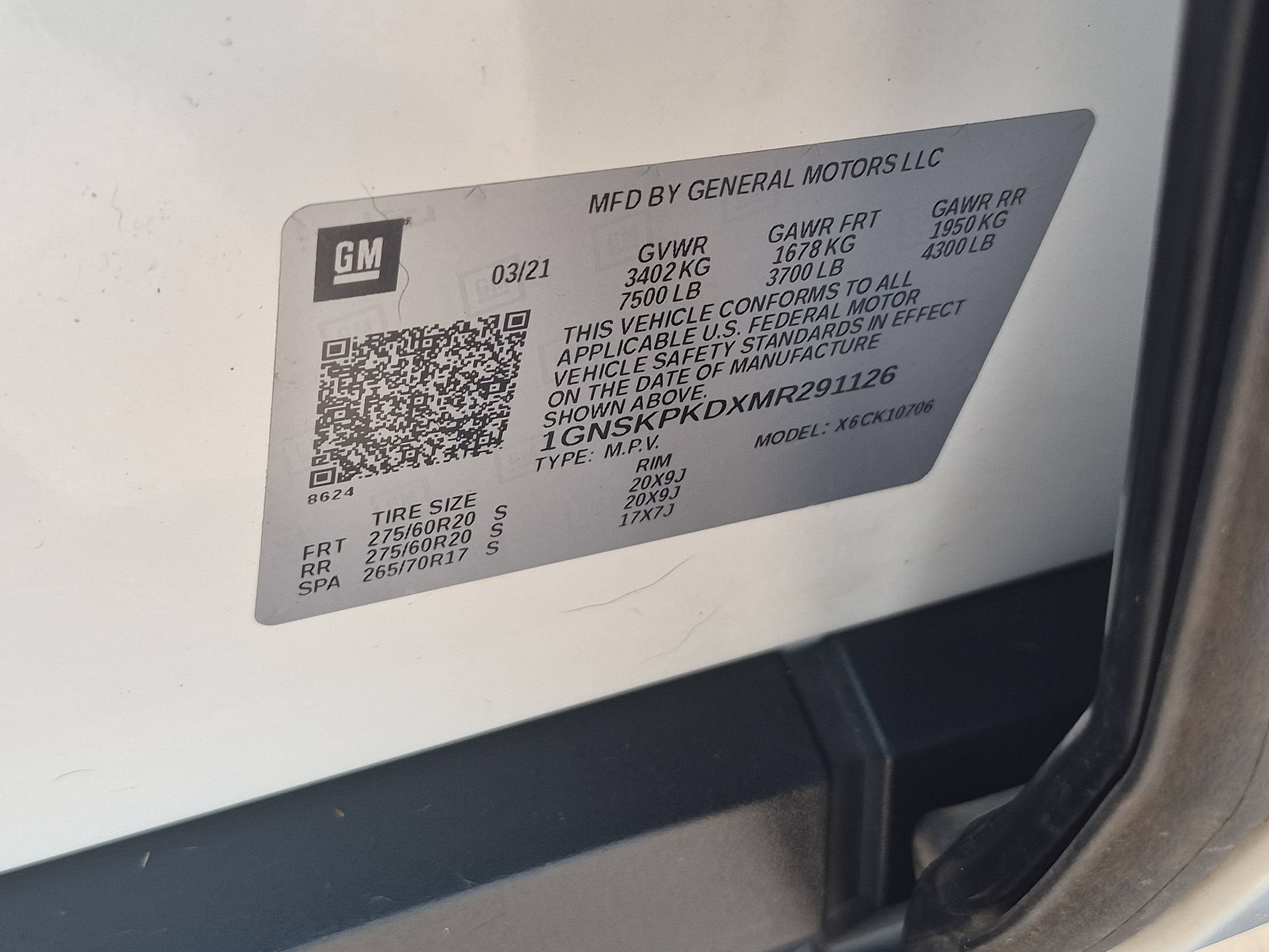 2021 Chevrolet Tahoe Z71