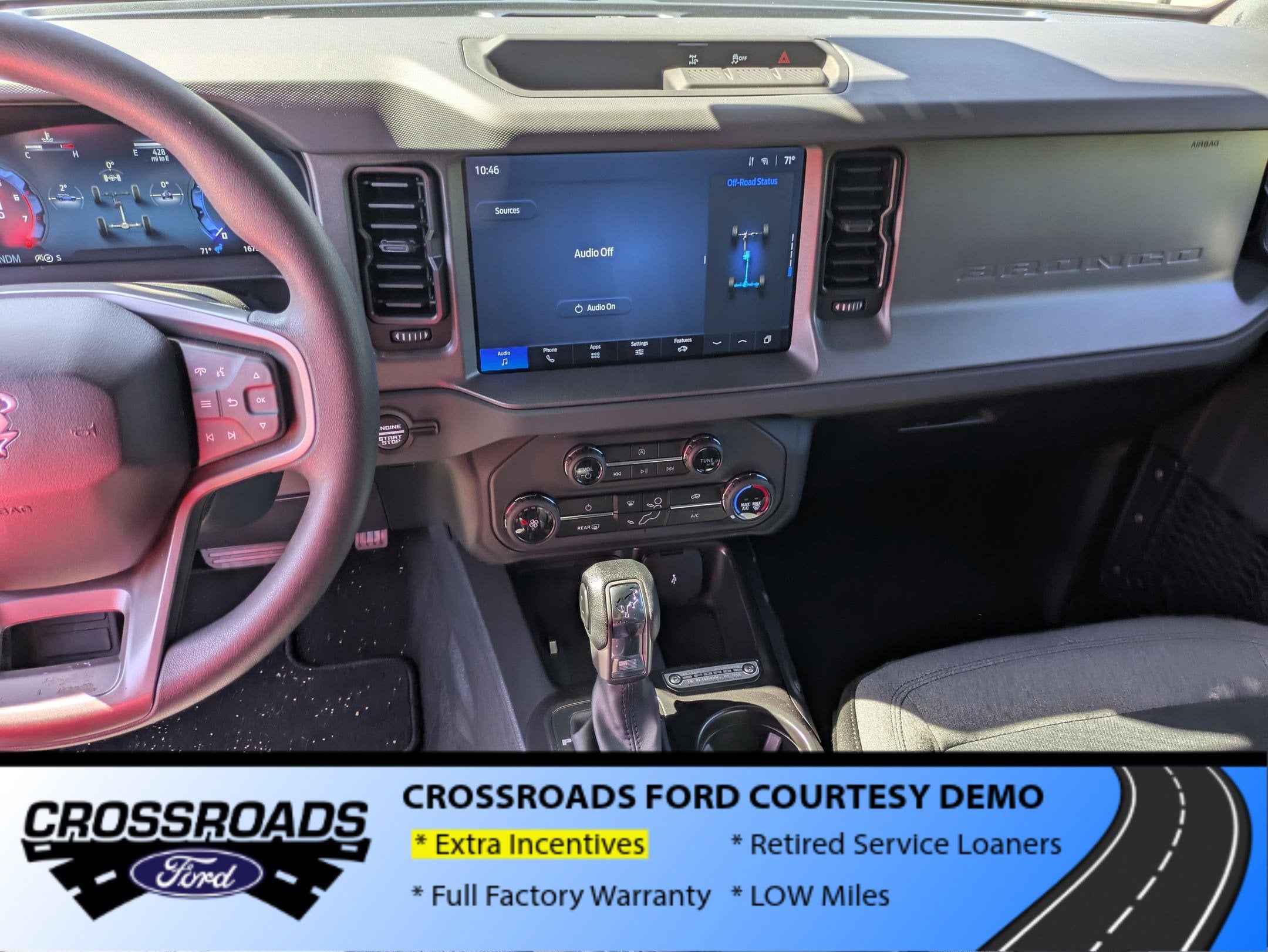 2025 Ford Bronco Base - Crossroads Courtesy Demo