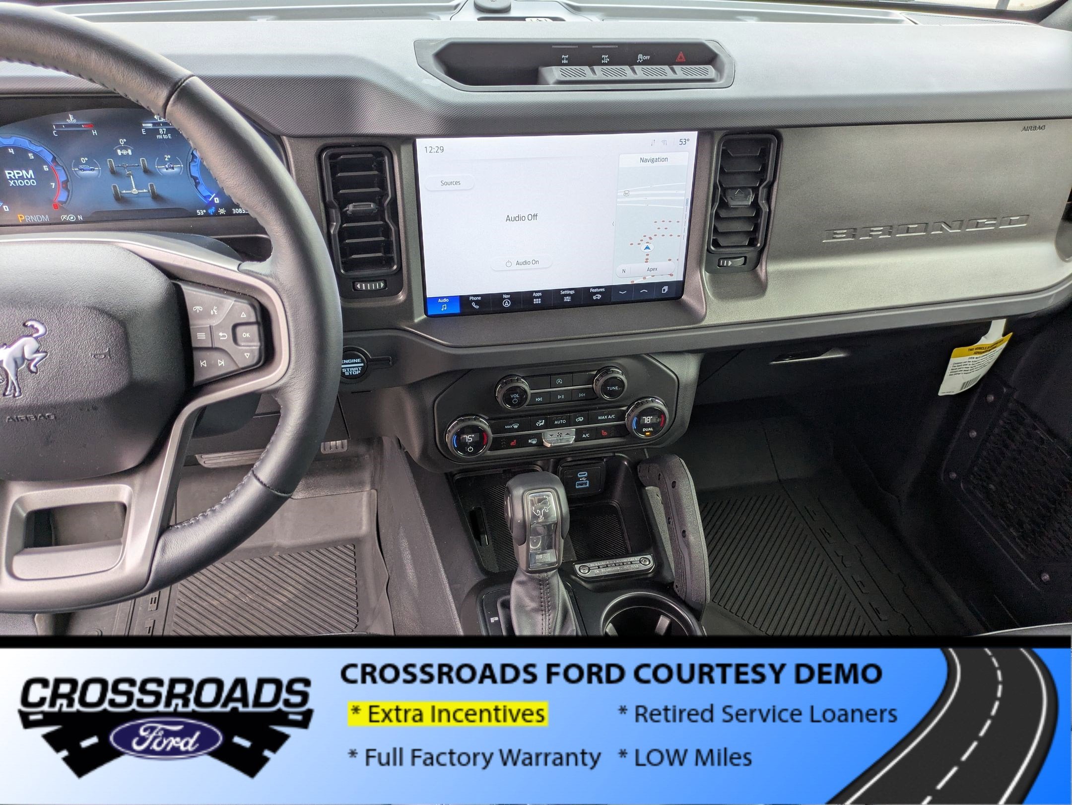 2025 Ford Bronco Big Bend - Crossroads Courtesy Demo