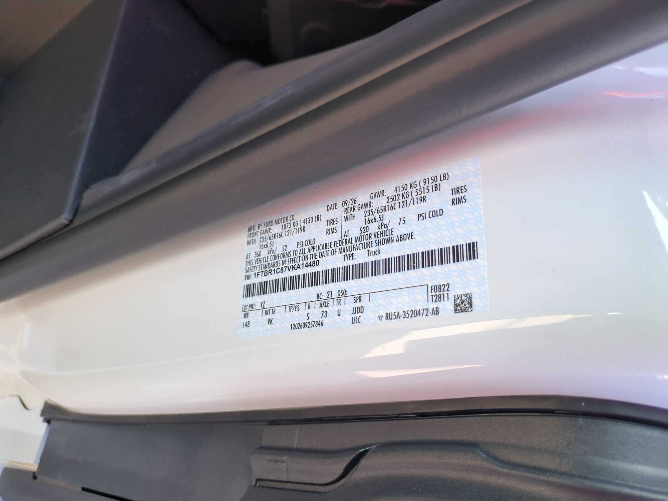 2027 Ford Transit Cargo Van Base