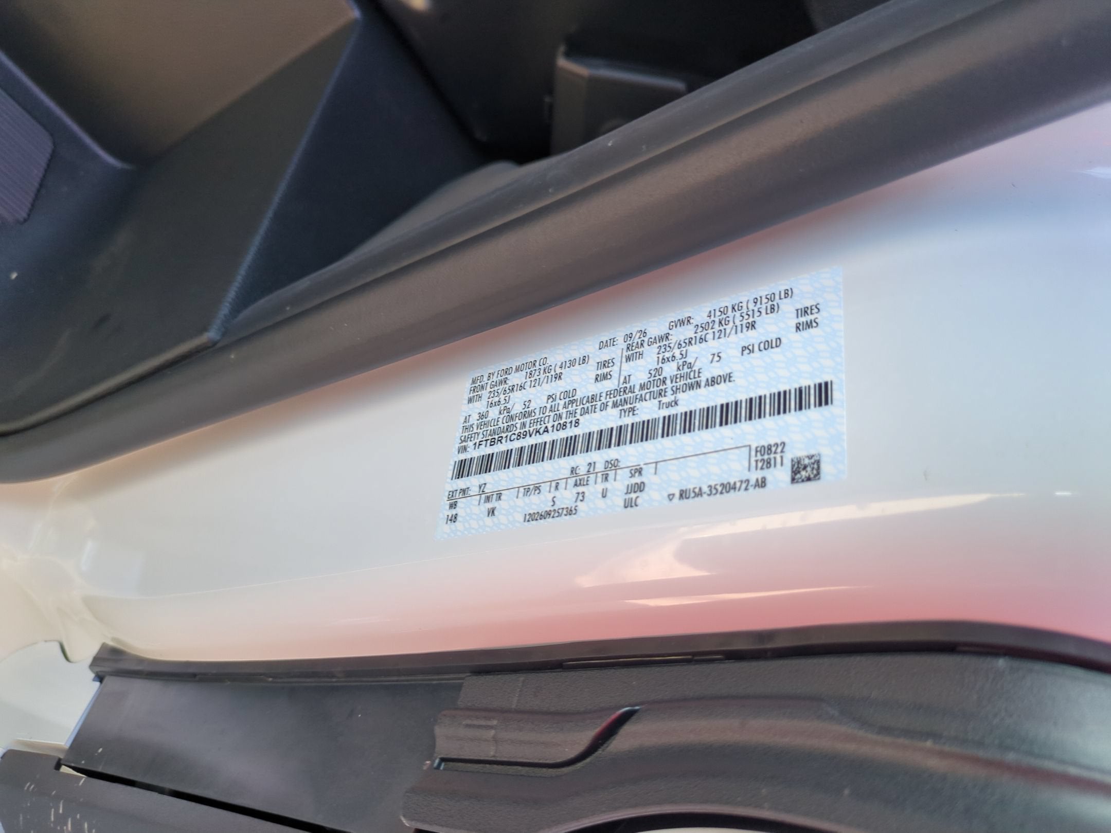 2027 Ford Transit Cargo Van Base
