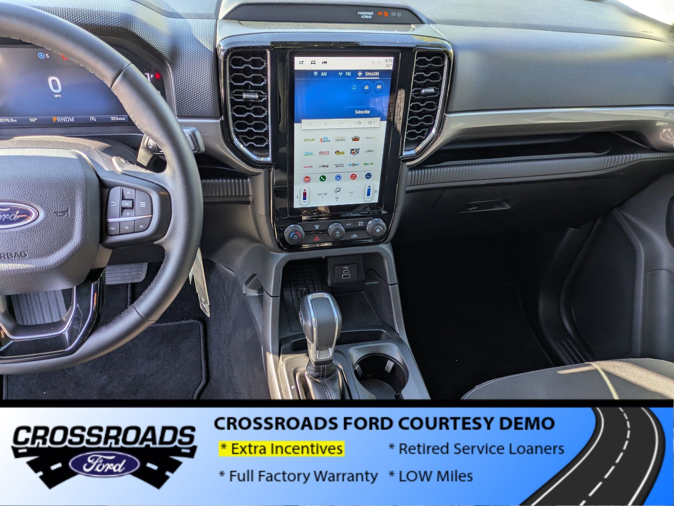 2025 Ford Ranger XLT - Crossroads Courtesy Demo