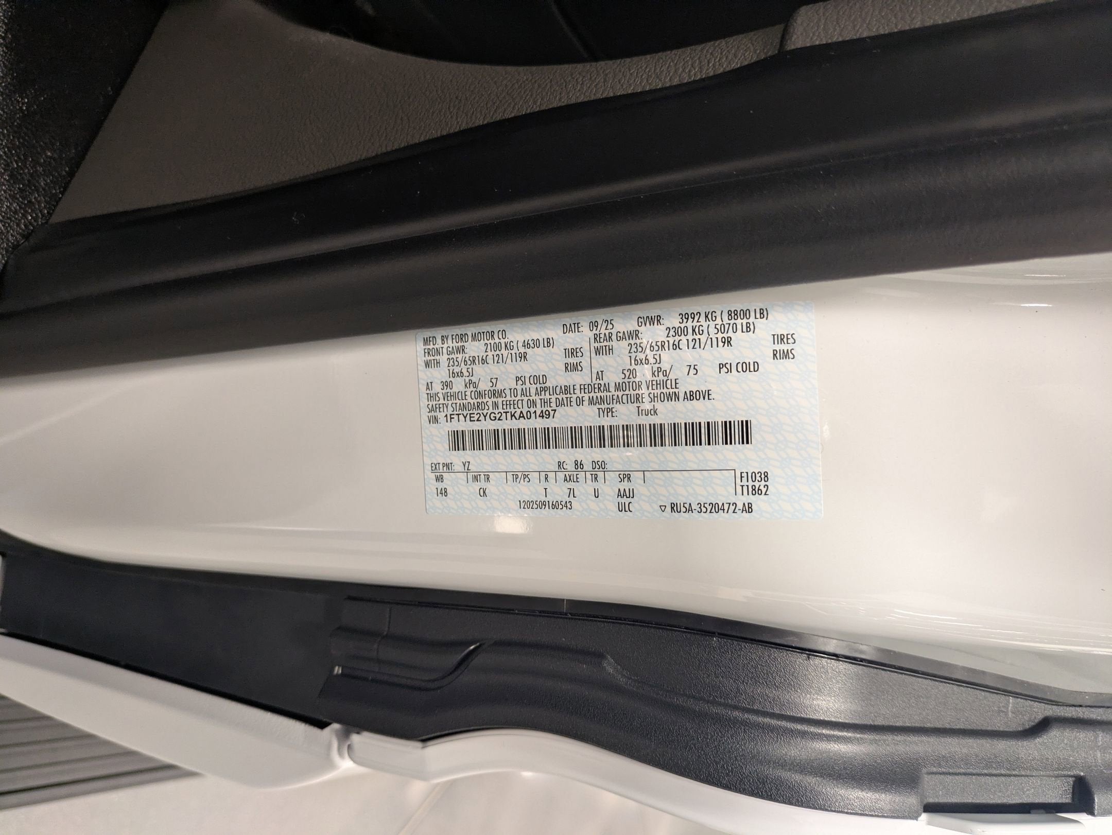 2026 Ford Transit Cargo Van Base