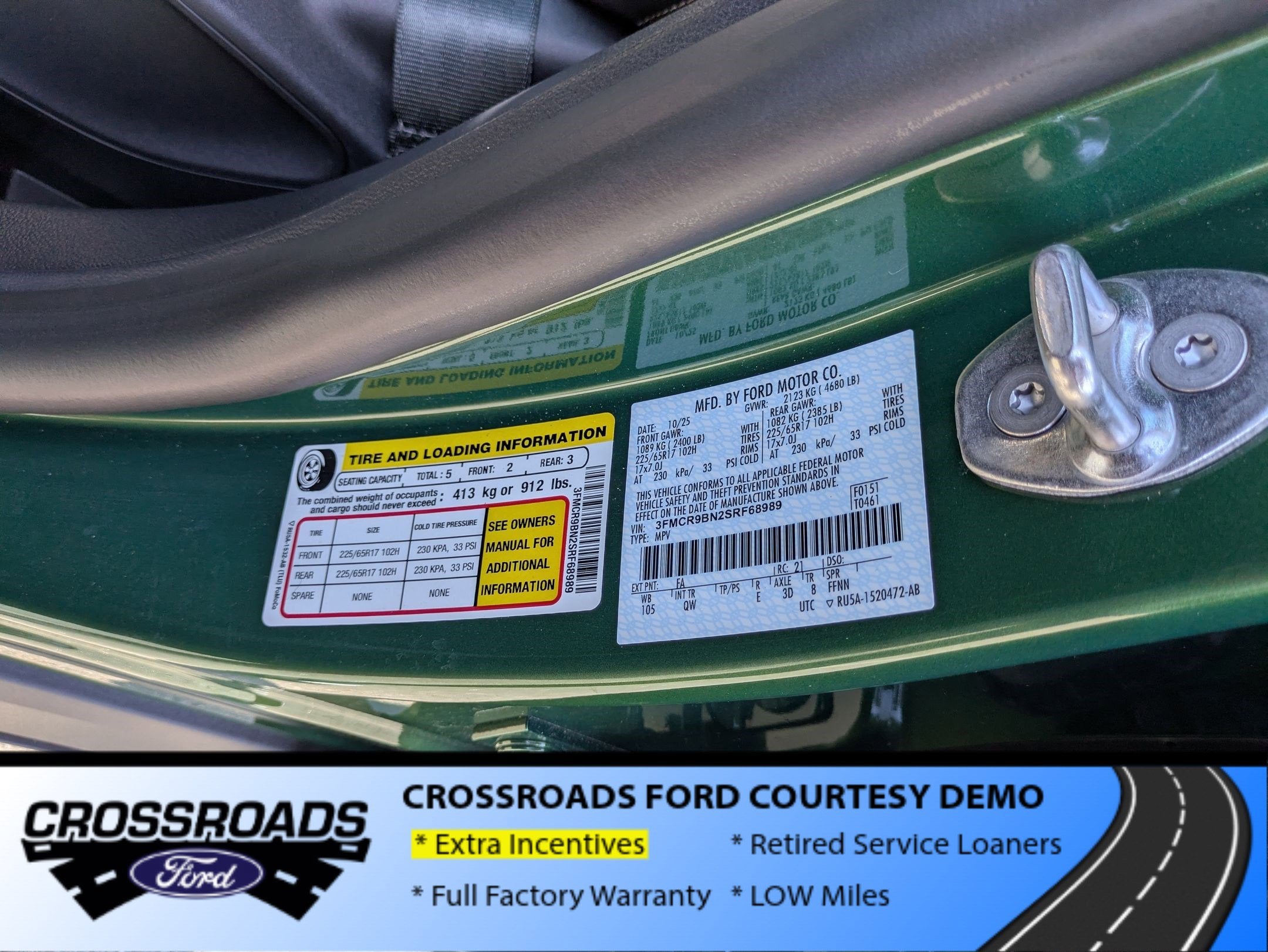 2025 Ford Bronco Sport Big Bend - Crossroads Courtesy Demo