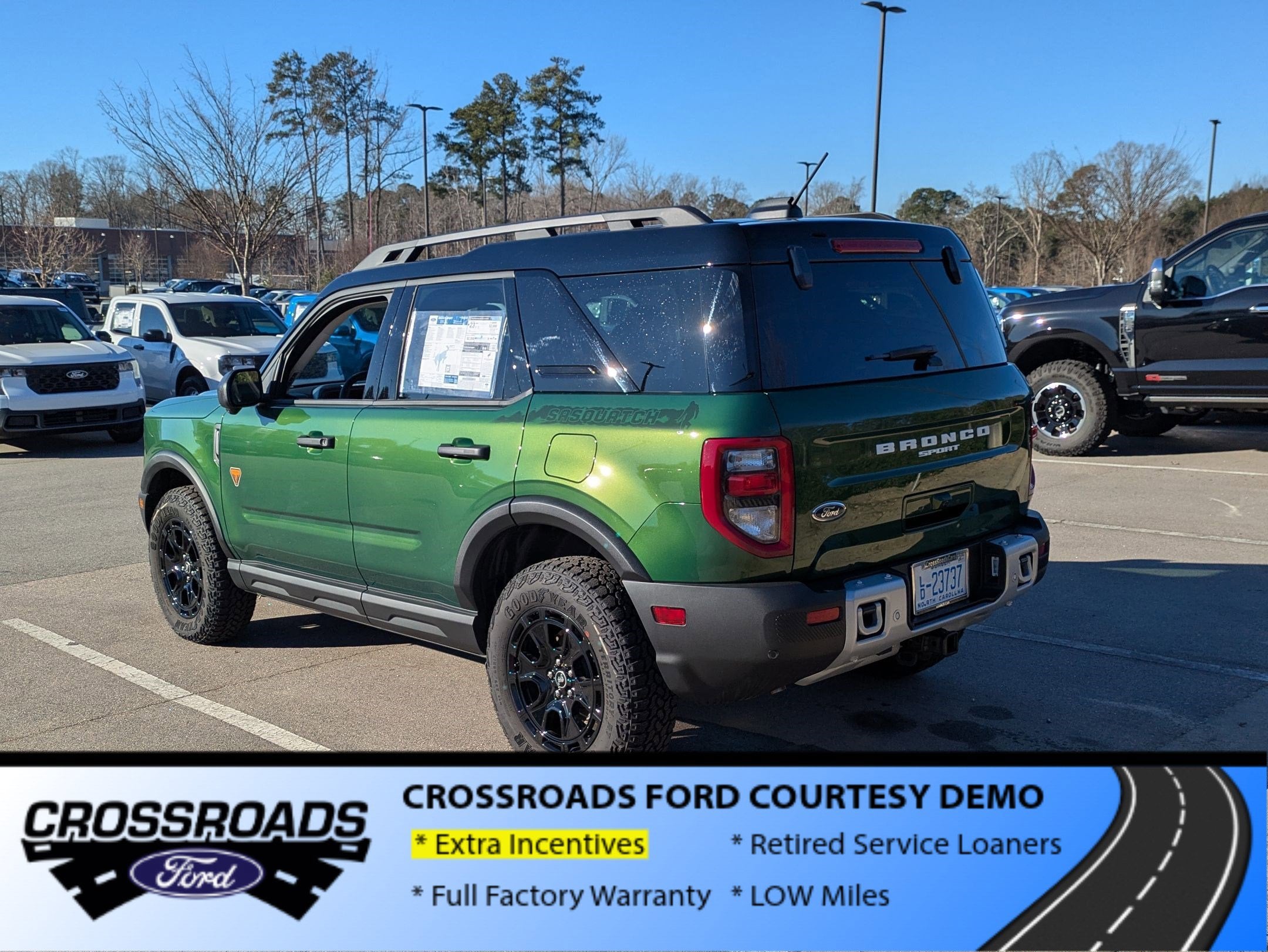 2025 Ford Bronco Sport Badlands - Crossroads Courtesy Demo