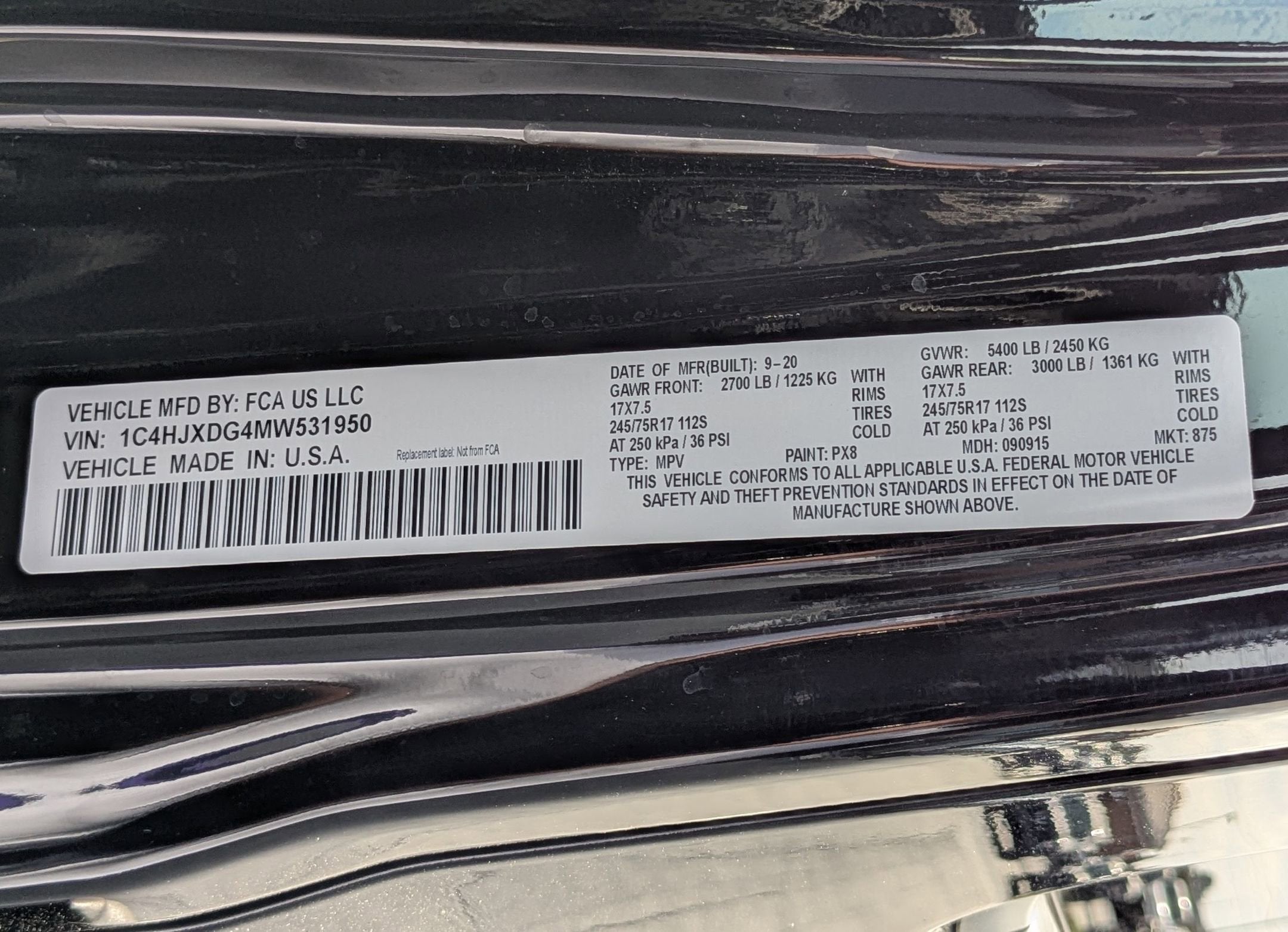 2021 Jeep Wrangler Unlimited Sport S