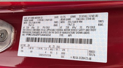 2026 Ford Escape Platinum